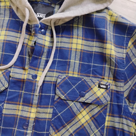 VANS NEW Parkway II Hooded Flannel Shirt Jacket - Picture 3 of 16